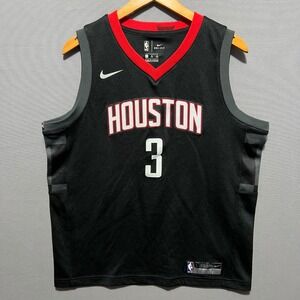 Nike Houston Rockets Chris Paul 3 Jersey Kids Large Black Dri-FIT Swingman NBA